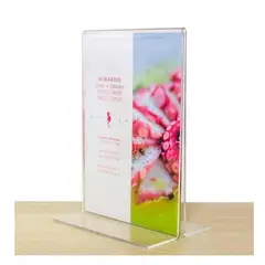 OEM - Portafolleto de Acrilico A4 - Forma de T