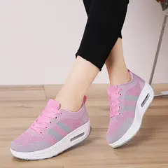 BLWOENS - Zapatillas para caminar mujer - rosa