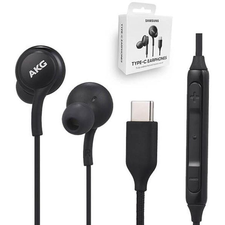 Audífono AKG Tipo C Tune Bass Handsfree Negro