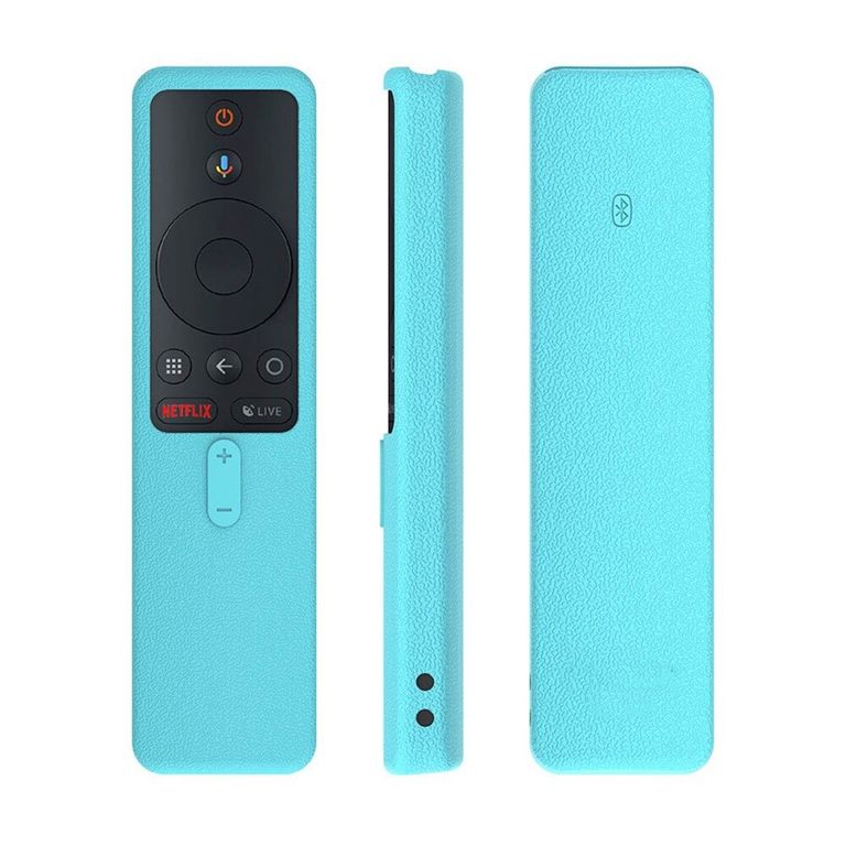 Funda Para Control Xiaomi Mi Box s Tv Stick - Celeste Fosforescente