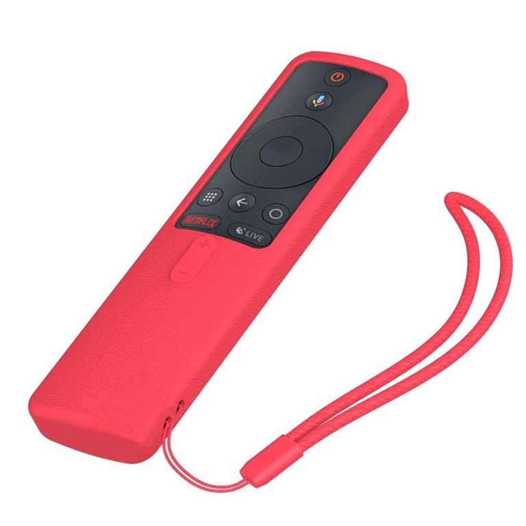 Funda de Silicona Para Control Xiaomi Mi Box s Tv Stick - Rojo
