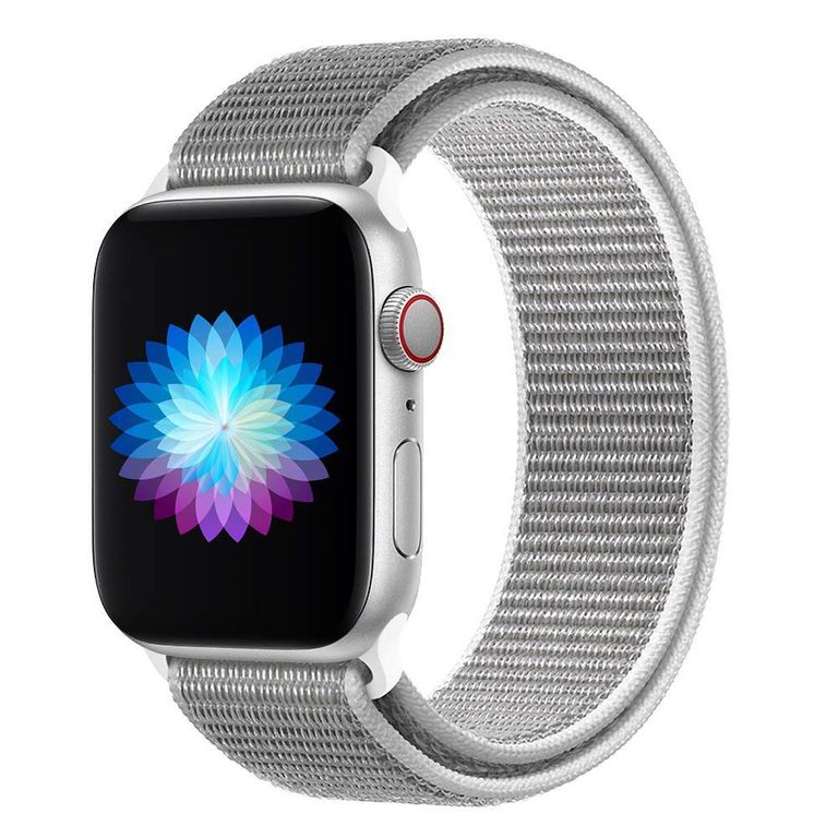 Correa Nylon Classic para Apple Watch 38mm - 40mm - 41mm - PlomoBlanco