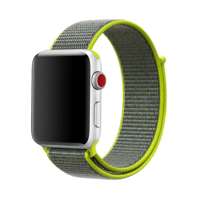 Correa Nylon Classic para Apple Watch 38mm - 40mm - 41mm - GrisVerde