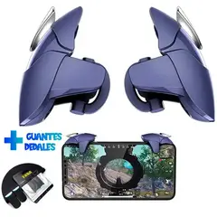 GENERICO - Gatillos para celular l1 r1 botones free fornite cod blue shark