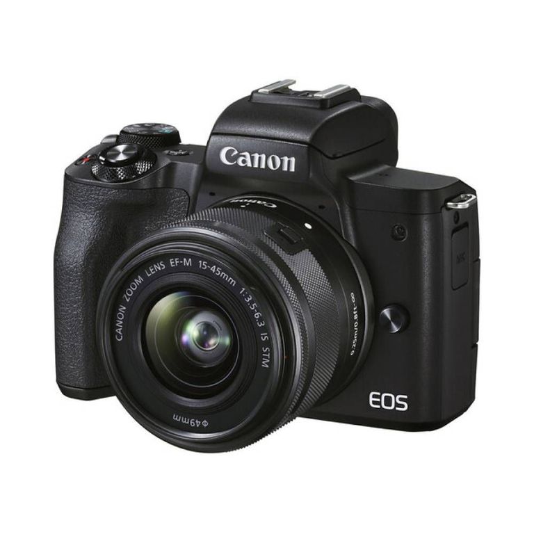 EOS M50 Mark II Mirrorless Camera with 15-45mm Lens - Negro
