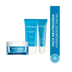 NEUTROGENA - Set de Hydro Boost Rutina Rostro FPS 25 con Gel Noche y Ojos 50 ml