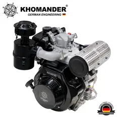 KHOMANDER - MOTOR PETROLERO DIESEL 18HP ARRANQUE ELECTRICO -