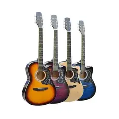 GENERICO - Guitarra acústica importada mástil reforzado y accesorios