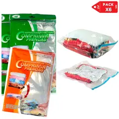 INSPIRA MARKET - Bolsa al vacío 60x80 Pack x6