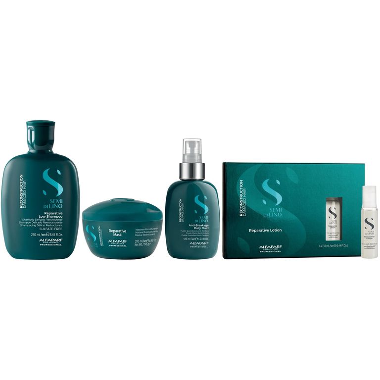 Shampoo 250ml Mascarilla Spray Lotion Alfaparf Reconstruction