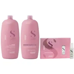 ALFAPARF MILANO - Shampoo Nutritivo 1000ml + Acondicionador + Ampollas Alfaparf Moisture