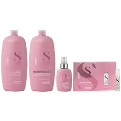 ALFAPARF MILANO - Shampoo 1000ml + Acondicionador + Spray + Ampollas Alfaparf Moisture