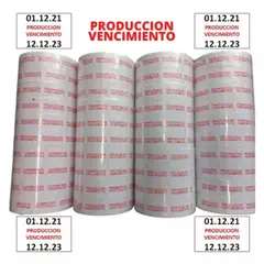 GENERICO - 5000 Etiquetas Papel Adhesivo Fechadora Etiquetadora Mx 6600
