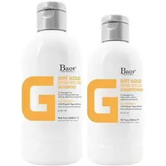 BAOR PROFESSIONAL - Shampoo Reparador + Acondicionador Baor G Soft Gold