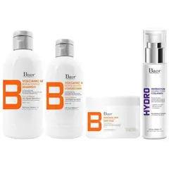 BAOR PROFESSIONAL - Shampoo + Acondicionador + Mascarilla + Hydro Baor B Volcanic Mud