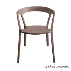 ZIYAZ - Silla De Comedor Alice Gris Liso