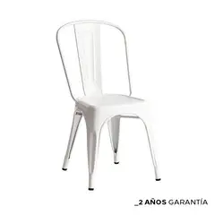ZIYAZ - Silla De Comedor Vintage Blanco