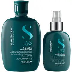 ALFAPARF MILANO - Shampoo Reparador Sin Sal 250ml + Spray Alfaparf Reconstruction