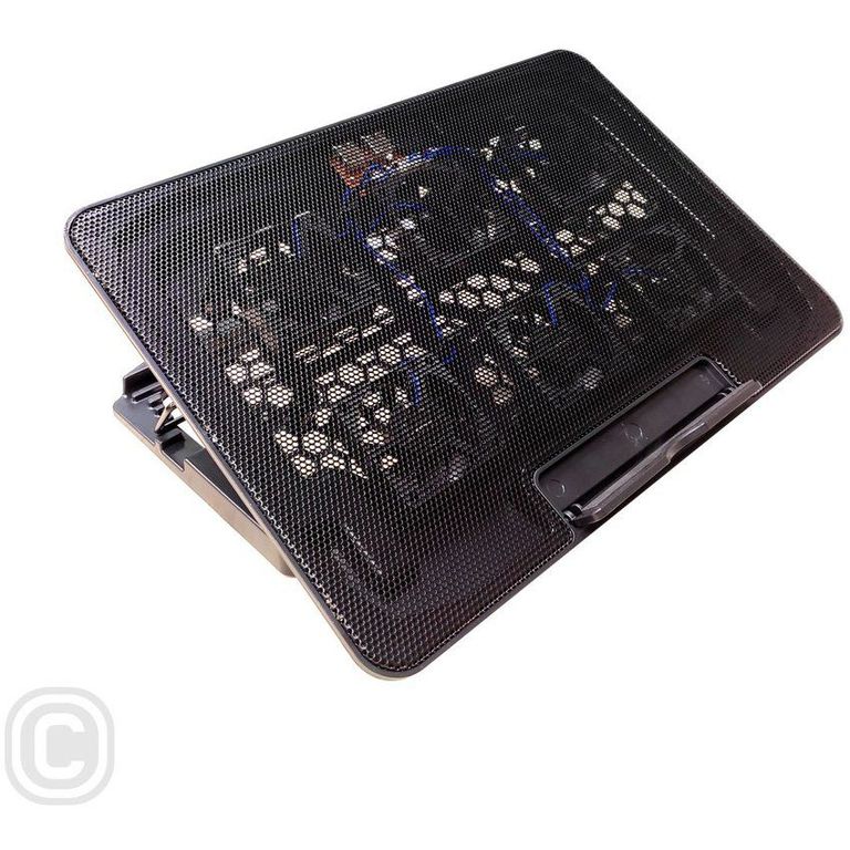 Cooler portátil six fan 14 - 17.3 negro
