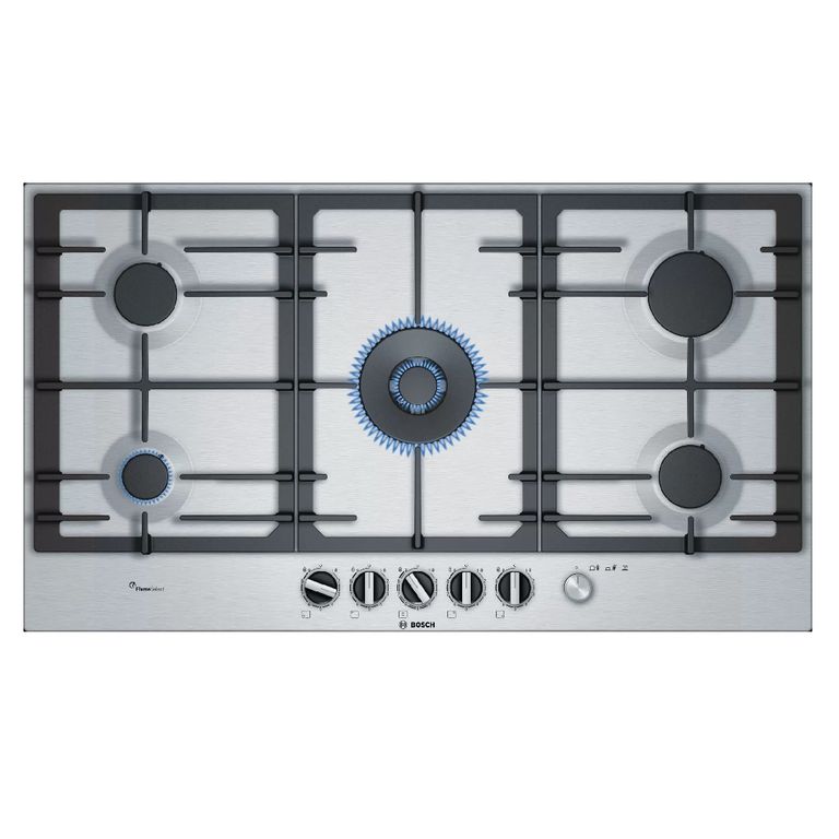 Cocina PCR9A5M90V Empotrable a Gas 90 cm Acero Inoxidable