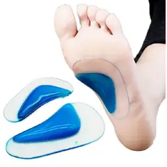 GENERICO - Almohadilla de gel para pie plano arco de pie ortopédico.