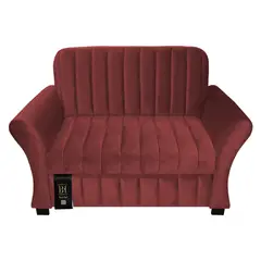 BARAKA HOME - Sofá Cama Vancouver 1.5 Plz - Rojo