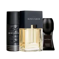AVON - Black Suede Perfume de Hombre con Deo Spray y Roll On