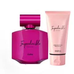 ESIKA - Impredecible Deep Rosé Perfume de Mujer con Locion Perfumada