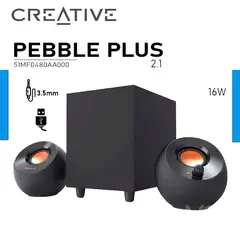 CREATIVE - PARLANTE PEBBLE PLUS 2.1 USB BLACK
