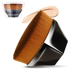 MINARI - Brocha de Maquillaje Mágica Kabuki Forma Diamante Negro