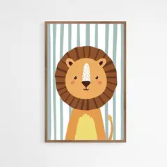 DECO DESIGN - Cuadro Baby Lion 30X40Cm