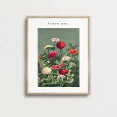 DECO DESIGN - Cuadro Flowers 1884 30X40Cm
