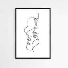 DECO DESIGN - Cuadro Two Faces 40X60Cm