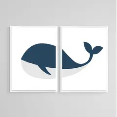DECO DESIGN - Set Ballena X 2 Pcs - 30X40Cm