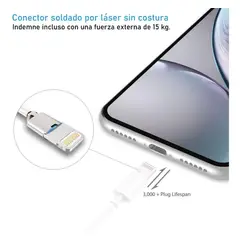PRO - Cable Carga Lightning Para iPhone MacBook iPad