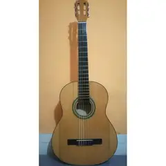 FEINZ - Guitarra acústica de estudio en acabado rústico - natural