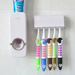 GENERICO - Dispensador automatico de pasta dental porta cepillos