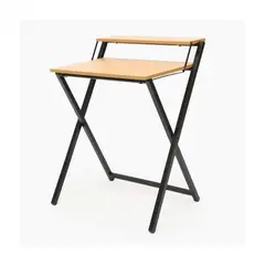 GENERICO - Escritorio plegable para laptops 65cm - color haya