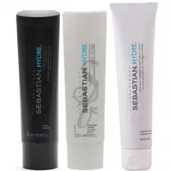 SEBASTIAN - Shampoo Hidratante 250ml + Acondicionador + Mascarilla Hydre
