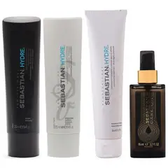 SEBASTIAN - Shampoo 250ml + Acondicionador + Mascarilla + Dark Oil Hydre
