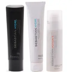 SEBASTIAN - Shampoo Hidratante 250ml + Mascarilla + Crema Potion9 Hydre