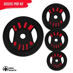 HOLGU - Pesas 40kg Discos 5kg y 10kg Importado - Peso Exacto