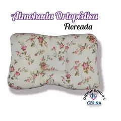 GENERICO - Almohada ortopédica ergonómica antiestres Floreado