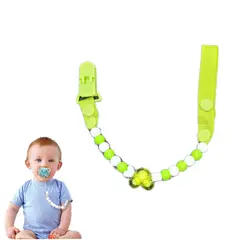 GENERICO - Clip para chupón orejitas verde