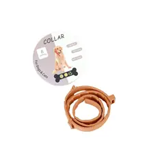 GENERICO - Collar Antipulgas Graduable - Protección 8 Meses Naranja