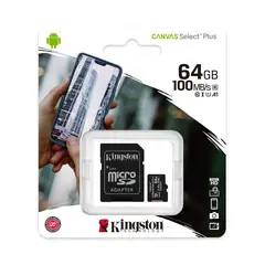 KINGSTON - Memoria MicroSD Canvas Select Plus De 64GB -
