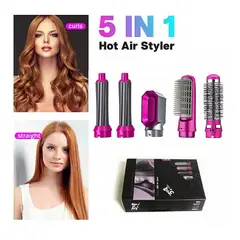 GENERICO - Peine cepillo rizador multifuncional secadora de cabello 5 en 1