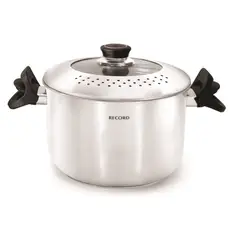 RECORD - Espaguetera Acero Inoxidable N°22 c asas clip