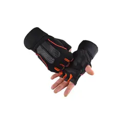 GENERICO - Mitones Guantes Deportivo para Pesas con Muñequera Nara L C