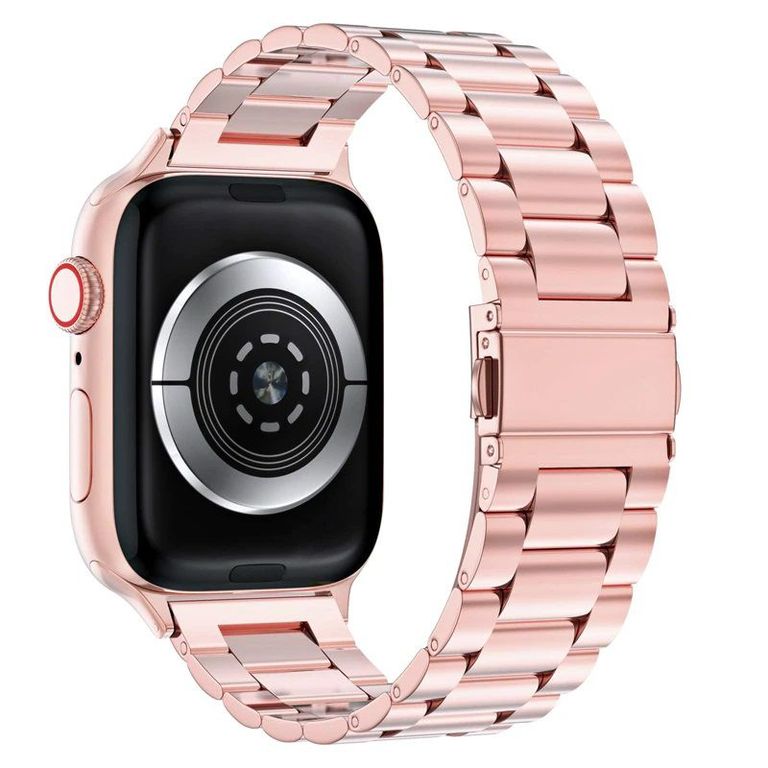 Correa Acero para Apple Watch 38mm - 40mm - 41mm OroRosa